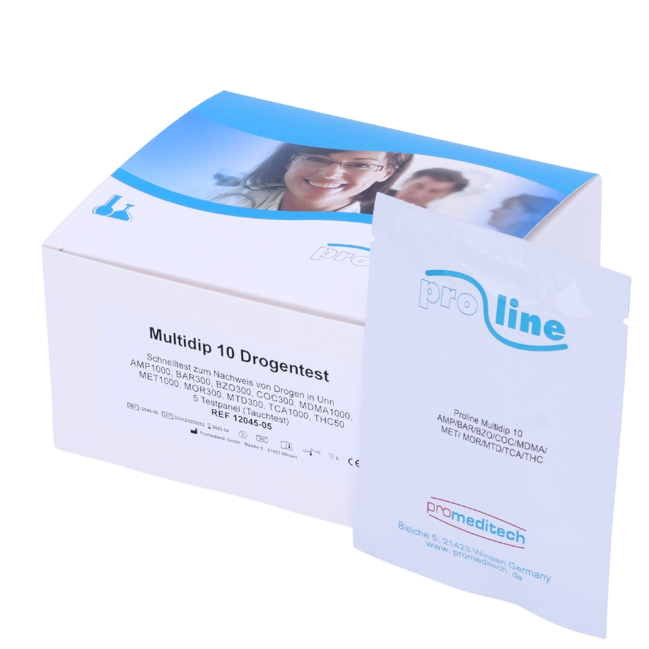 Promeditech Shop - Proline Multidip 10 Drogentest